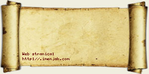 Sofija Adamović vizit kartica